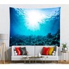Loccor Underwater World Tapestry Blue Ocean Under the Sea Reef