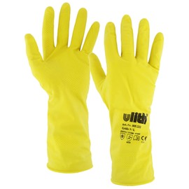 K144 Rubber Latex Gloves Various Sizes V1 (L)