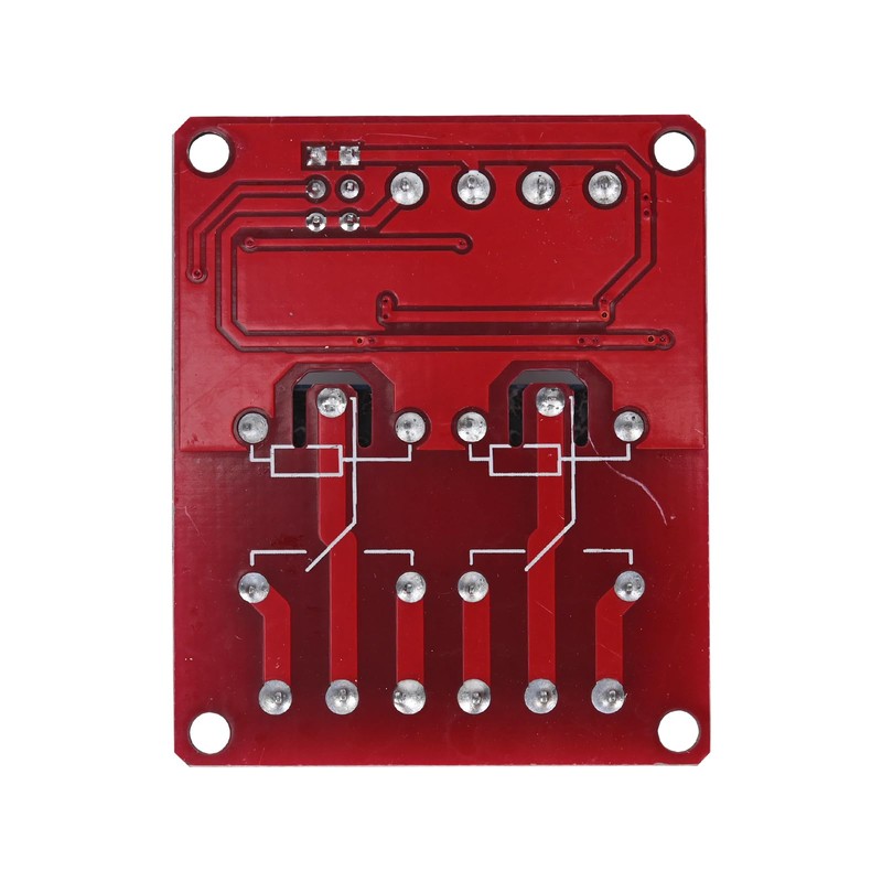 Podazz 2PCS 12V Relay Module Switch 2-Channel with Optocoupler Isolation,Supports