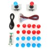 Game Accessory Joystick DIY USB Game Set for Win8 /