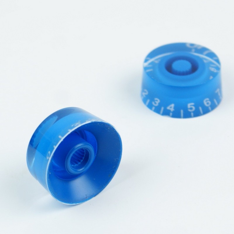 (F45) 4x LP Guitar Speed Knobs,BLUE