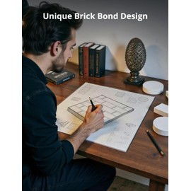 Acoustic Wall Panels, Brick Pattern Peel and Stick Sound Absorbing Panel for Ceiling, Door, Pared, 12 Pack 12"x12"x0.4", Dark Grey Decorative Self Adhesive Wall Tiles for Recording Studio, Room