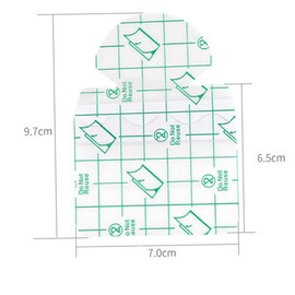 Healvian 20pcs Moisturizing Heel Stickers for Cracked Dry Feet Care Transparent Invisible Foot Suitable for High Heels and Flat Shoes