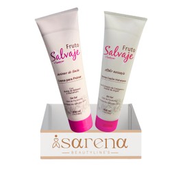 Isarena Beautyline´s 2 Pack Fruto Salvaje crema de peinar invierno limon 300ml + Crema Capilar Hidratante otoño 300ml naranja Hair Cream Conditioner Colombia Hair moisturizer Repair Dry Curly Hair