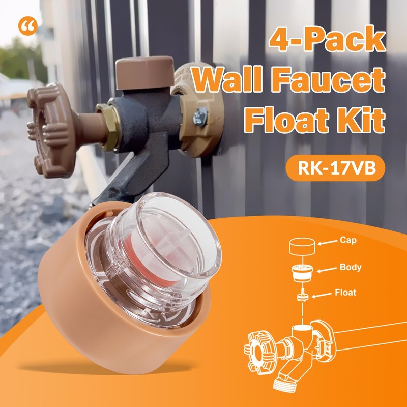 usvehj RK-17VB Vacuum Breaker Float Kit fit for Woodford Model