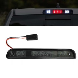 Xinctai 1PC High Mount LED Rear 3rd Third Brake Light Bulb Cargo Stop Lamp for Ford F250 F350 F150 Bronco 1997 1996 1995 1994 Smoke / Black Lens