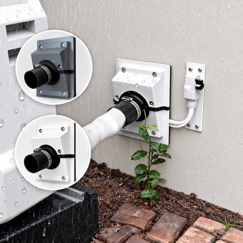 HVAC Wall Penetration & Line-Set Cover Kit