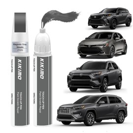 KIKIMO for Toyota Touch Up Paint(Magnetic Gray Metallic(1G3)), Car Paint Repair Kit for Toyota, 2 In 1 Scratches Repair with Pen Tip and Brush, Color-Matched for Quick & Easy Fix
