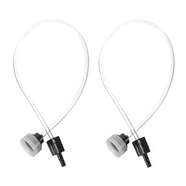 JECOMPRIS Pack of 2 Vacuum Packaging Machine Vacuum Sealer Vacuum Sealer Hose Replacement Vacuum Tube Vacuum Sealer Adapter Kitchen Vacuum Attachment Set Accessories Connection Hose