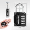 GRIFEMA GA1001 Combination Padlock, 4 Digit Coded Zinc Alloy Heavy
