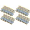 Home Smart 800-Count Disposable Flexible Bending Multi-Colored Drinking 8" Straws