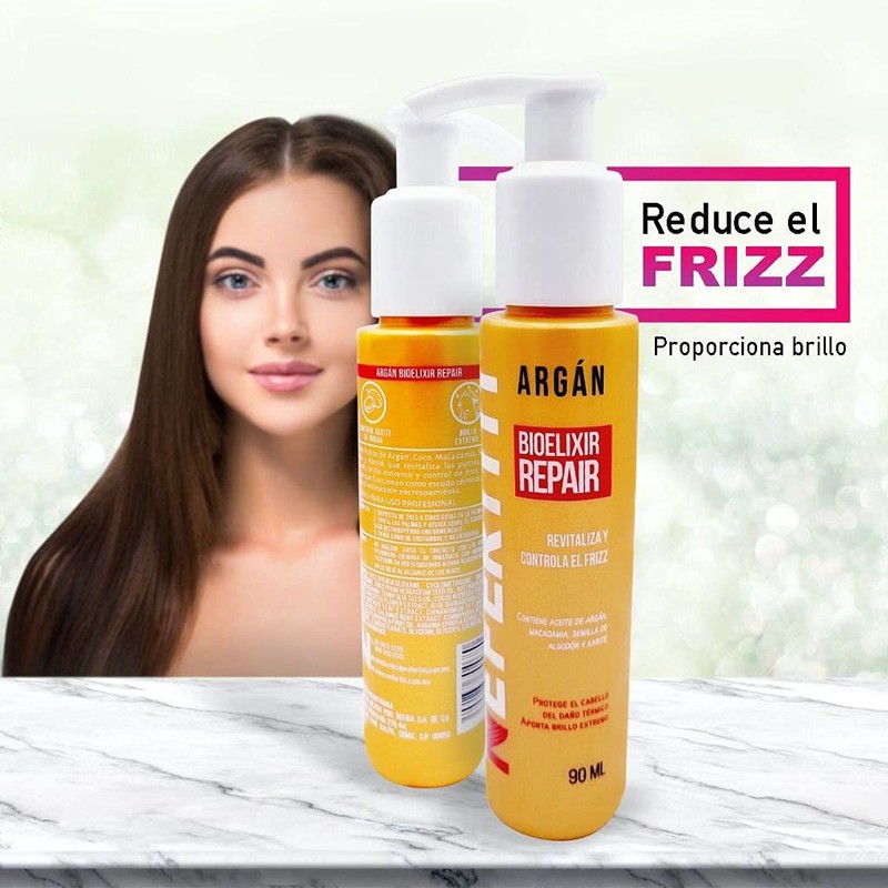 Nefertiti Tratamiento para cabello maltratado bioelixir arga - 90 ml