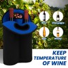 Aspire 2-Bottle Wine Carrier Tote Bags, Neoprene Wine Bottle Holders,