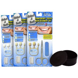 Instant Smile Makeover Select A Tooth Temporary Replacement Kit - All 3 Shades!