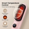 Pink Latest Hairdressing Comb, 2026 Upgraded Ceramic Hairdressing Comb Smooth,
