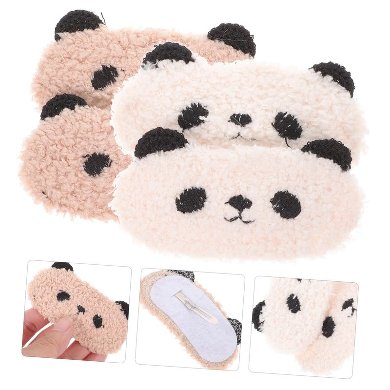 Ipetboom 8pcs Cute Panda and Clips for Women and Girls
