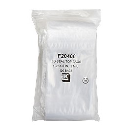 K & M Coin Zip Lock Bag - 4x6 (2 Mil) Clear