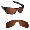 Alphax Dark Brown Polarized Replacement Lenses for Oakley Turbine Rotor