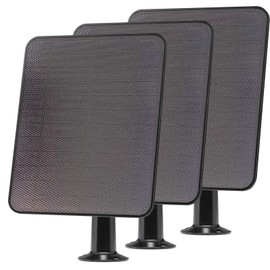 5W Solar Panel Charge Compatible with Blink Outdoor 4（4th Gen） Camera, Includes 13.1ft Waterproof Cable & Wall Mount (for Blink 4 (3-Pack))