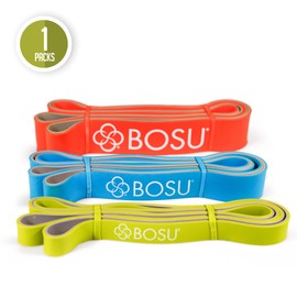 BOSU Resistance Band, Rubber, Regular Imports, Muscle Training Tube, Stretchable (Orange, High Load)