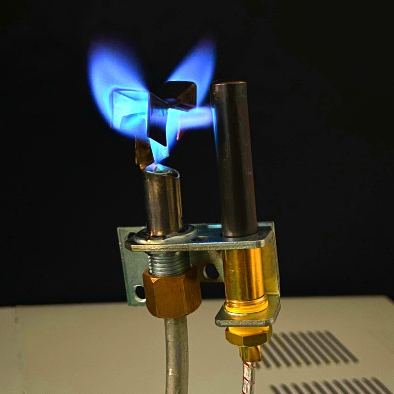 MCAMPAS 750mv Thermopile Pilot Burner with Natural Gas & Propane