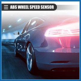 A ABSOPRO Front Left Right ABS Sensor Wheel Speed Sensor, for Toyota Prius V 2012-2017, Metal, No.8954312080/8954212080/89543-12080/89542-12080, Black, 2pcs Item Replacement