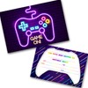Gaming Party Invitations Pack with Envelopes WRITE ON (PACK OF
