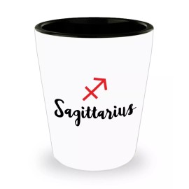 SpreadPassion Sagittarius Shot Glasses - Novelty Birthday Christmas Anniversary Gag Gifts Idea