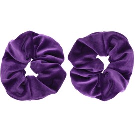 Zac's Alter Ego Pair of Luxurious Velvet Hair Scrunchies - Variety of Colours