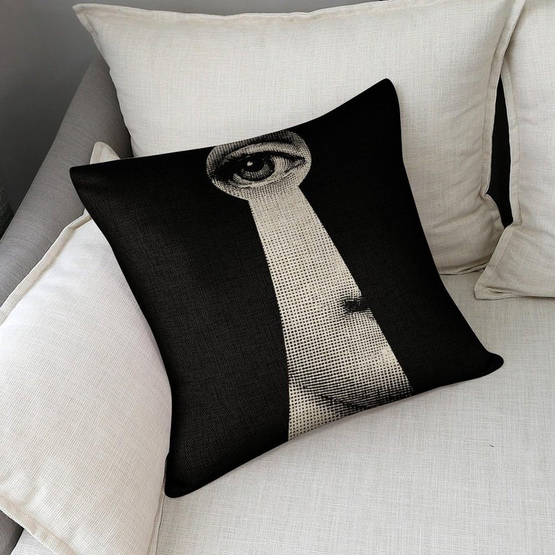 LITTLIUDO Lina Cavalieri Pillow Cover, Lina Cavalieri Artificial Linen Throw