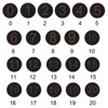 Patikil Self Inking Number Stamps, Numeral 11, Teacher Initial Stamp,