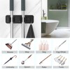 Wall Mount Mop and Broom Holder, HOMEASY Heavy Duty Stainless