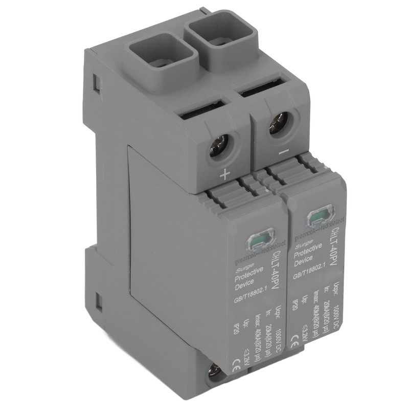 Surge Protective Device 2P Photovoltaic Voltage Protection Arrester Protector 20‑40KA