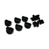 Ufixt Universal Black Control Knobs for Ovens, Cookers and Hobs