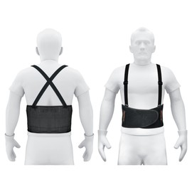 Truper FAJA-M, Faja con tirantes ajustables, talla mediana                                                                                            