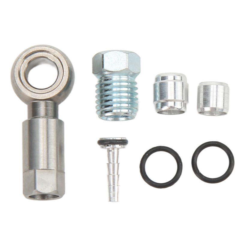 Bike Olive Hose Fittings Kit Stainless Steel Five Wire Body