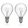 POPPSTAR Oven Bulb E14, G45, 25 W, Heat Resistant up