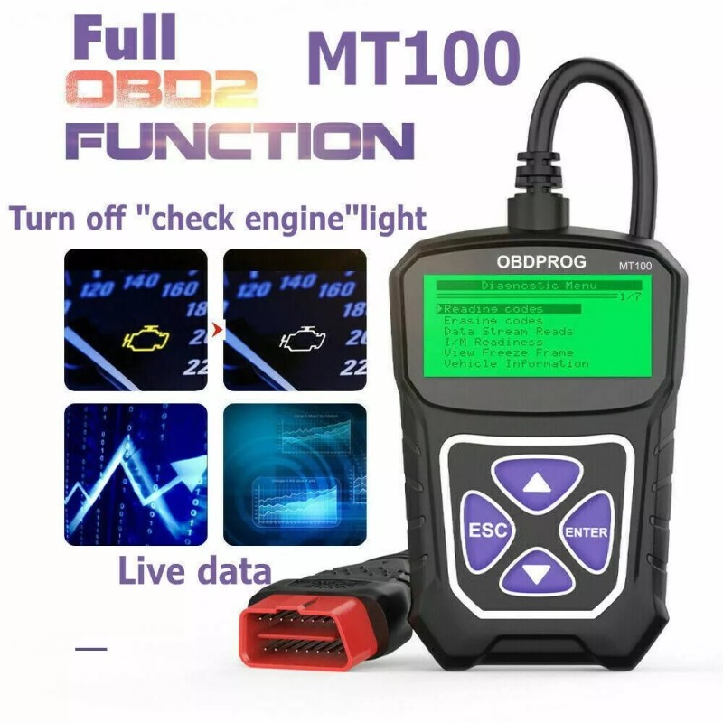 OBDPROG Toyota 4Runner Car Engine Fault Erase Code Scanner OBD2