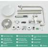 MOSSON Rain Shower System Outdoor Shower Fixtures with 8" Rain