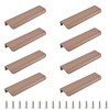 MOROBOR Finger Edge Pull, 8pcs Concealed Handle Modern Style Drawer