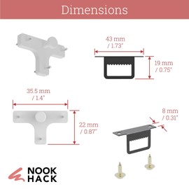 Nook Hack Canvas Hanging Kit