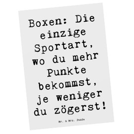 Mr. & Mrs. Panda Postcard Boxes Quick Decision Gift Success Sparring Dots Swimming Speed Invitation Postcards