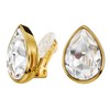 Traveller Clip-On Earrings - Drop - Crystals - Gold-Plated or