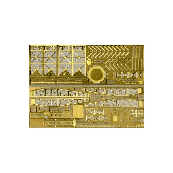 Fujimi Mokei MS70012 1/700 Harbor Large Crane Set Plastic Model