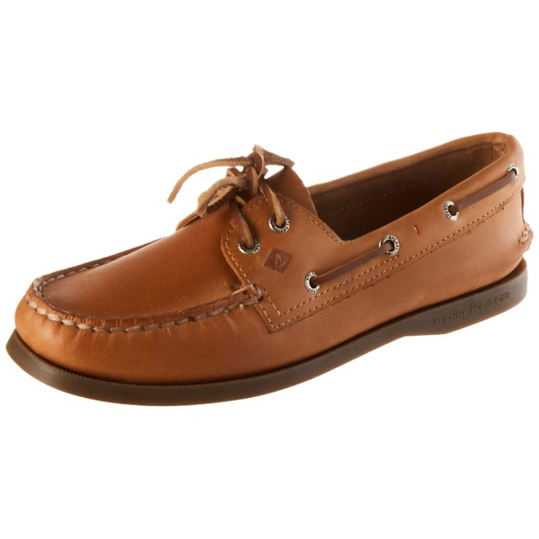 Sperry womens Authentic Original Boat Shoe, Nutmeg, 9 Wide US