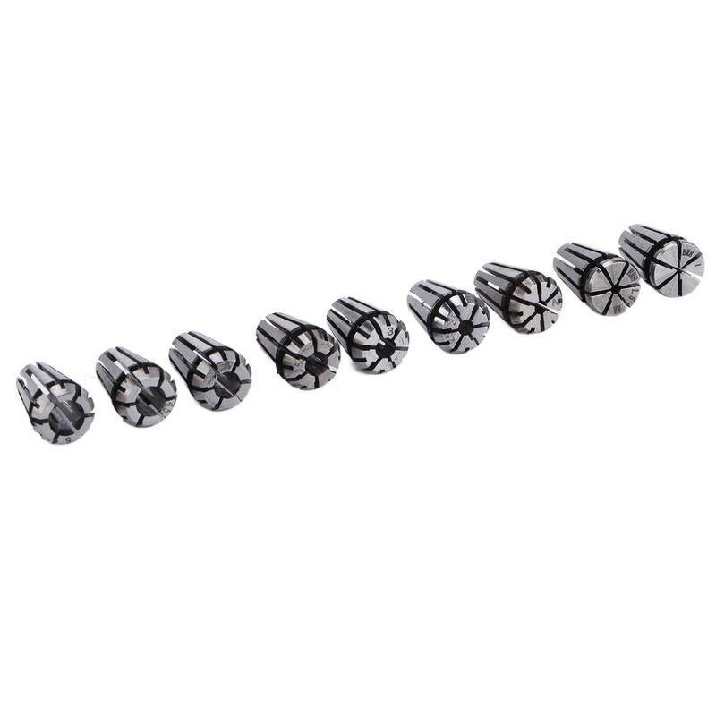 9Pcs Collet ER8 CNC Engraving Machine Milling Lathe Tool Tap