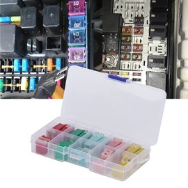 Jcase Fuse Assortment Kit, 20 Pcs Automotive Low and Tall Profile Box Case Shaped Jcase Fuse, 20A 30A 40A 50A 60A Profile Box Shaped Fuse Kit for Trucks, SUVs and RVs