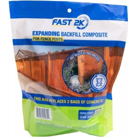 Fast 2K Fence Post Mix, Concrete Alternative for Fence & Mail Post Installs (1)