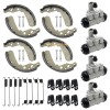 M MATI Brake Wheel Cylinder & Brake Shoes Kit for
