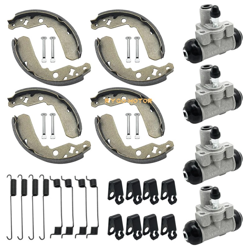 M MATI Brake Wheel Cylinder & Brake Shoes Kit for